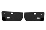 Door Trim Panels - Pair - Black - Coarse 1290 Grain - RL1610BLACK